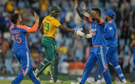 संजू सैमसन के धमाकेदार शतक से भारत ने साउथ अफ्रीका को दी शिकस्त﻿