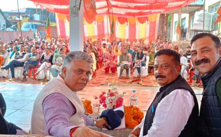 नगरोटा बगवां में डॉ. राजीव भारद्वाज का बड़ा ऐलान, कई विकास कार्य मंजूर