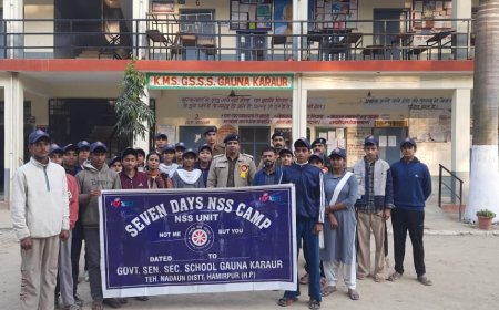 नादौन: थाना प्रभारी ने युवाओं को नशे से बचने का दिया संदेश