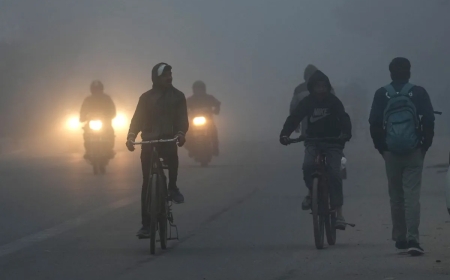 दिल्ली में नवंबर की सबसे सर्द रात, प्रदूषण भी रिकॉर्ड पर