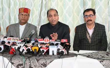 जयराम ठाकुर का हमला: “कांग्रेस का 3 साल का जश्न जनता को नहीं पच रहा”