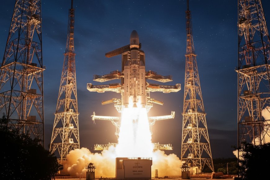 ISRO का धमाका! 2 नवंबर को सबसे भारी CMS-03 उपग्रह लॉन्च, देश भर में संचार क्रांति﻿