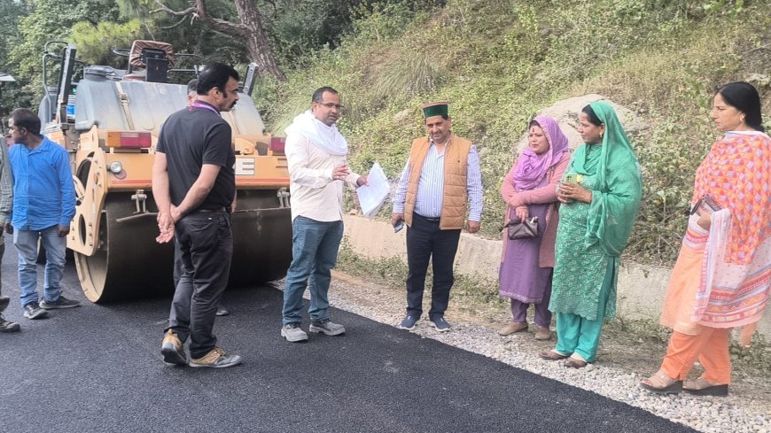 विकास की राह पर शाहपुर — धारकण्डी के लिए वरदान बनेगी शाहपुर–बोह सड़क : केवल सिंह पठानिया