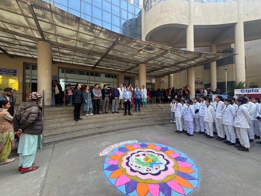 टांडा मेडिकल कॉलेज में वर्ल्ड डायबिटीज डे पर जागरूकता कार्यक्रम