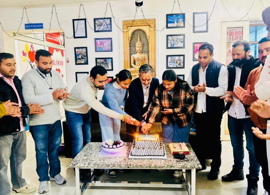 कांगड़ा में धूमधाम से मना HRTC उपाध्यक्ष अजय वर्मा का जन्मदिन