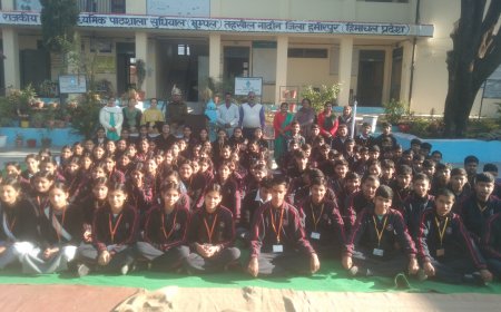 नादौन में बड़ा जागरूकता अभियान! स्कूल में बच्चों को सिखाए जिंदगी बचाने के गुर, नशा छोड़ने की कड़ी हिदायत