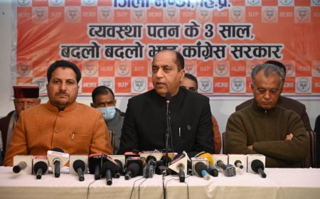 जयराम ठाकुर का हमला: “सुक्खू सरकार का विजन ब्लर, जश्न पर करोड़ों बर्बाद”