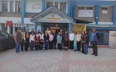 आपदा से निपटने को युवा तैयार: नादौन कॉलेज के 25 रोवर-रेंजर आपदा मित्र प्रशिक्षण शिविर के लिए रवाना