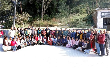 नादौन कॉलेज में बोधि कला उत्सव शुरू, रंगों में सजी प्रतिभा