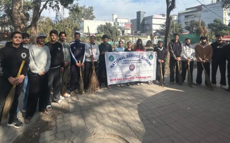 एमसीएम डीएवी कॉलेज कांगड़ा में एनएसएस शिविर का शानदार आगाज़