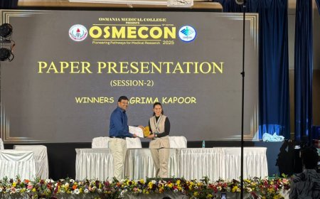 OSMECON 2025 में टांडा मेडिकल कॉलेज के छात्रों का शानदार प्रदर्शन