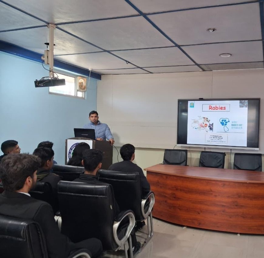 पालमपुर के जीजीडीएसडी कॉलेज में रेबीज़ रोकथाम पर जागरूकता व्याख्यान
