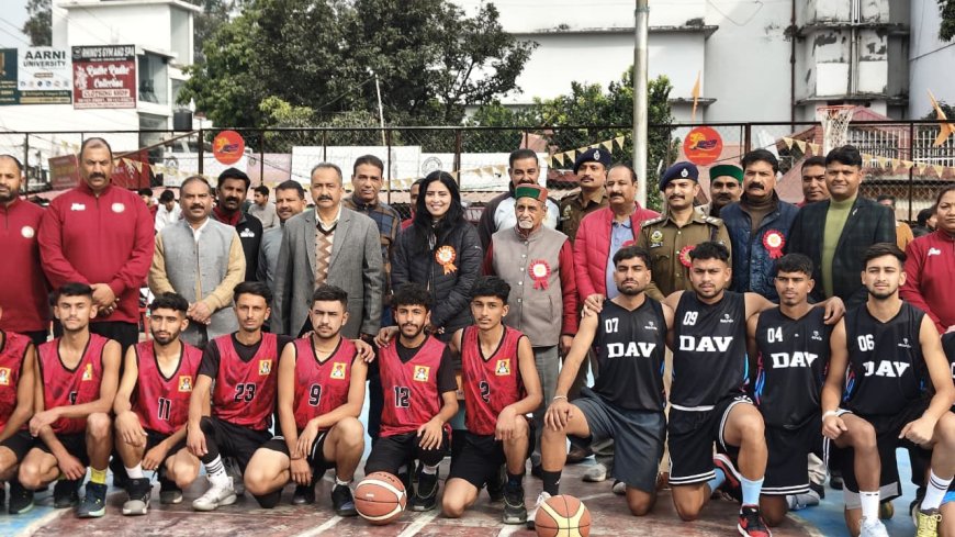 HPU बास्केटबॉल: डीएवी कॉलेज कांगड़ा बना चैंपियन