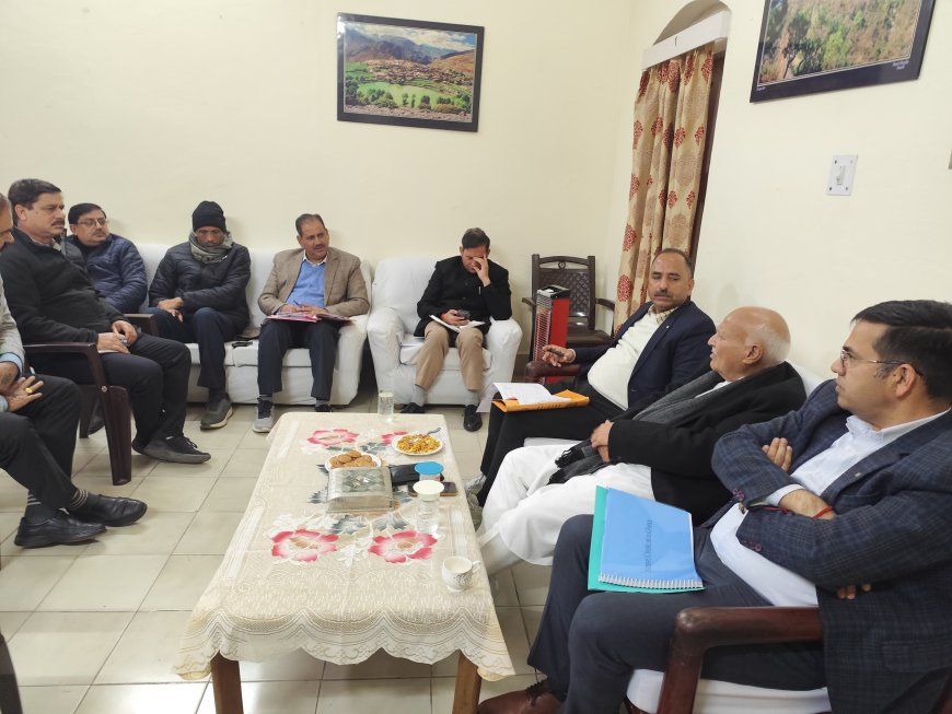 ज्वाली में विकास की बड़ी समीक्षा बैठक: कृषि मंत्री चंद्र कुमार ने अधिकारियों को दिए सख्त निर्देश, कई अहम परियोजनाओं को मिली रफ्तार