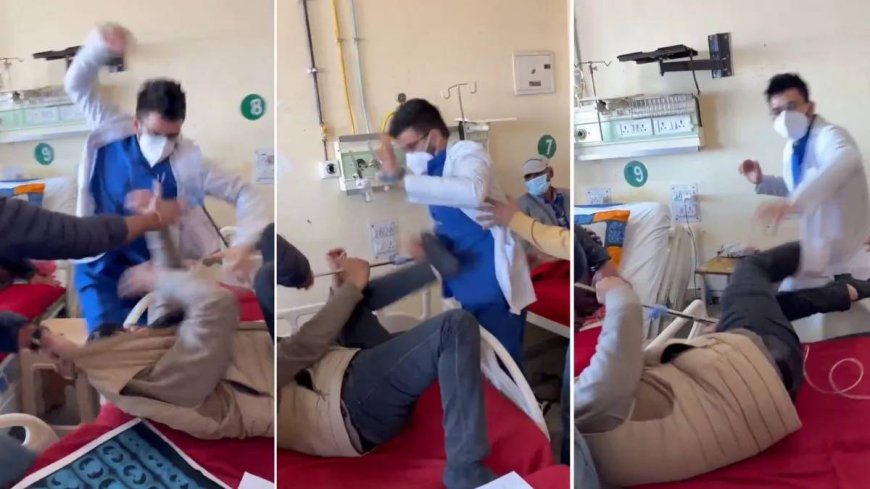 IGMC शिमला में डॉक्टर ने मरीज को पीटा, वीडियो वायरल