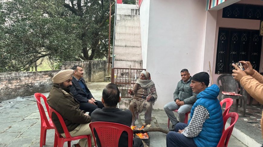 सीएम दौरे से पहले नादौन में सुरक्षा व्यवस्था का निरीक्षण