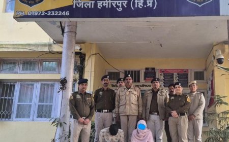 नादौन में चिट्टा-चरस के साथ मां-बेटा गिरफ्तार, कारतूस भी बरामद