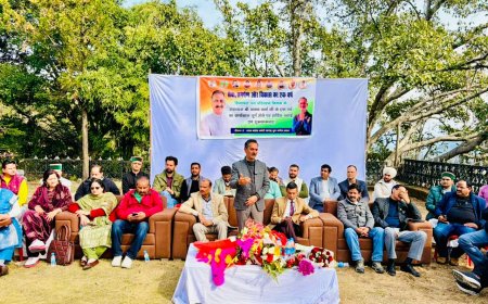 विकास का रिपोर्ट कार्ड: अजय वर्मा ने गिनाए एक साल के बड़े काम