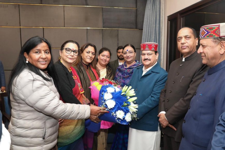 जेपी नड्डा से मिले जयराम ठाकुर, सफल कार्यकाल पर दी बधाई