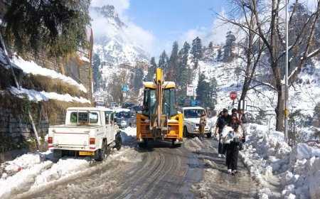 बर्फ ने रोकी रफ्तार: कुल्लू में 77 सड़कें बंद, ग्रामीण इलाकों में जनजीवन अस्त-व्यस्त