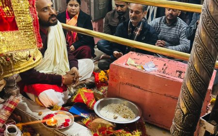 बज्रेश्वरी मंदिर में माता जयंती पर उपाध्यक्ष एचआरटीसी ने लिया आशीर्वाद