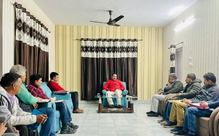 विधायक मलेंद्र राजन ने की जल शक्ति विभाग के विकास कार्यों की समीक्षा, 60 करोड़ के कार्य प्रगति पर