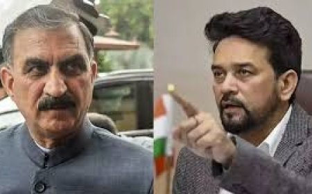 अनुराग ठाकुर का सुक्खू सरकार पर हमला, बोले– राजस्व घाटा अनुदान पर जनता को किया जा रहा गुमराह