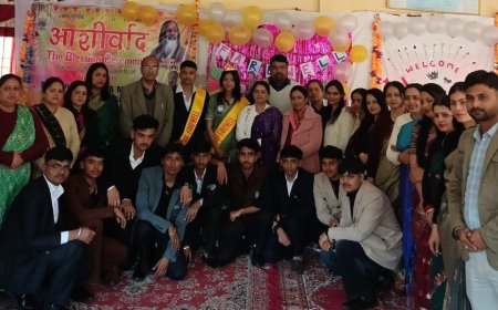 महर्षि विद्या मंदिर नादौन में यादगार फेयरवेल, अनुराग बने मिस्टर फेयरवेल