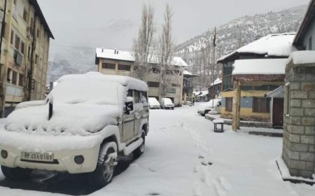 लाहुल-स्पीति में बर्फ का कहर, 142 सड़कों पर थमी आवाजाही