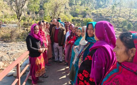 ग्रामीणों ने सीएम से लगाई थी फरियाद, मिला नया फुटब्रिज 