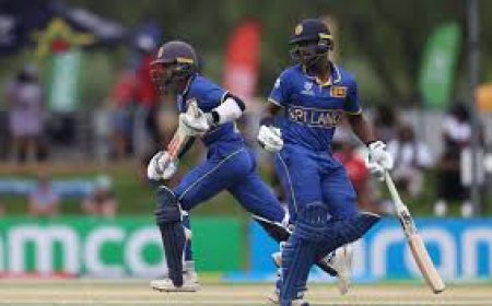 श्रीलंका की 105 रन से जीत, टॉप पर टीम