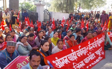 हिमाचल में विभिन्न संगठनों की हड़ताल और विरोध प्रदर्शन