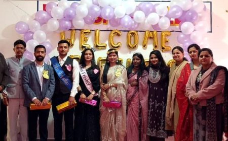 कल्लर जलाड़ी कॉलेज में फ्रेशर पार्टी, अदिति-रोहित बने विनर