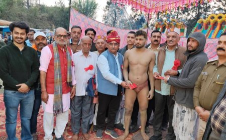 पनसाई दंगल में शिवा का जलवा, नशे के खिलाफ संदेश