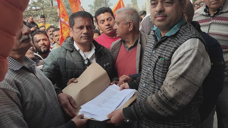 यूजीसी कानून के विरोध में नूरपुर स्वर्ण समाज का ज्ञापन, निरस्तीकरण की मांग