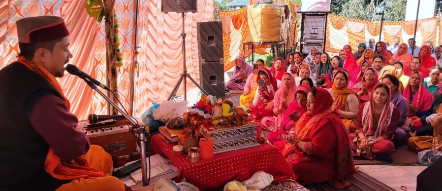 तरकेड़ी में शिव कथा पर उमड़ा जनसैलाब, गूंजे जयकारे