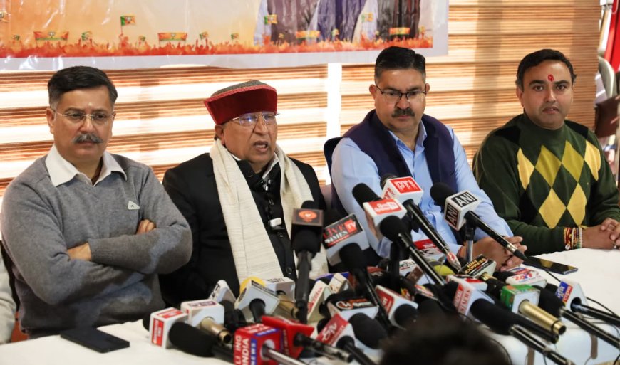 उत्तराखंड के बजट से हिमाचल की कांग्रेस सरकार  बहुत पीछे : डॉ. नरेश बंसल