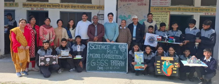 नादौन स्कूल में साइंस-मैथ मॉडल प्रदर्शनी, छात्रों का कमाल