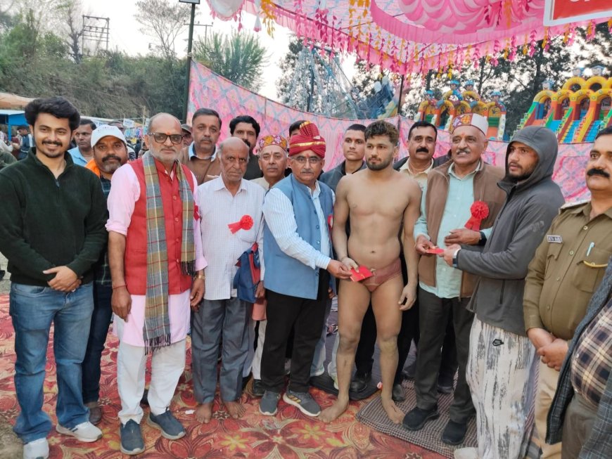 पनसाई दंगल में शिवा का जलवा, नशे के खिलाफ संदेश