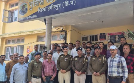 नादौन में चालकों को सड़क सुरक्षा का संदेश