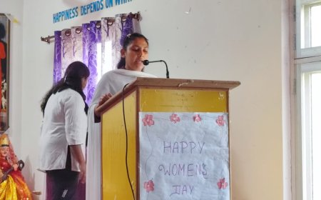 डीडीएम साई कॉलेज में महिला दिवस पर कविता प्रतियोगिता