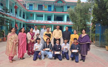 नादौन बाल स्कूल के 9 छात्रों को डिजिटल योजना का लाभ