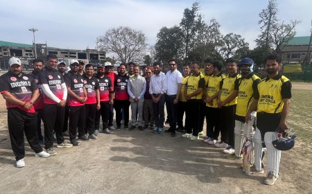 चिट्टे के खिलाफ मैदान में उतरे खिलाड़ी! कांगड़ा में जागरूकता क्रिकेट मैच, मुख्य अतिथि बने अजय वर्मा