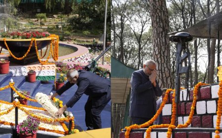 धर्मशाला में उपराष्ट्रपति ने शहीदों को दी श्रद्धांजलि