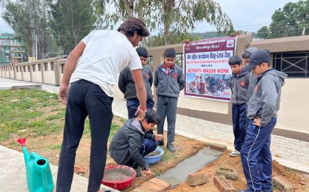 KV नादौन में स्किल ट्रेनिंग, बच्चों ने सीखे नए हुनर