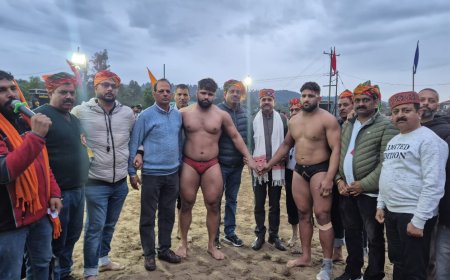 कछियारी पीर बाबा छिंज मेला शुरू, दंगल में दिखा रोमांच