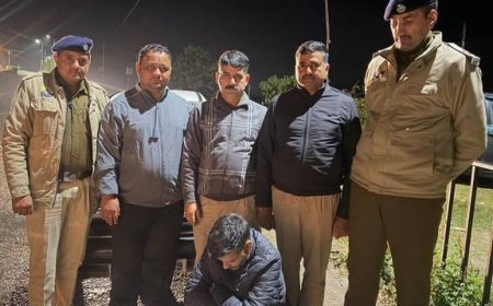 फोरलेन पर कार से हेरोइन बरामद, मंडी निवासी गिरफ्तार