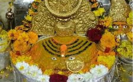 रामनवमी पर बज्रेश्वरी मंदिर में उमड़ी भारी भीड़