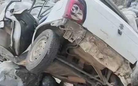 कांगड़ा सड़क हादसा: खड्ड में गिरी कार, 2 की मौत