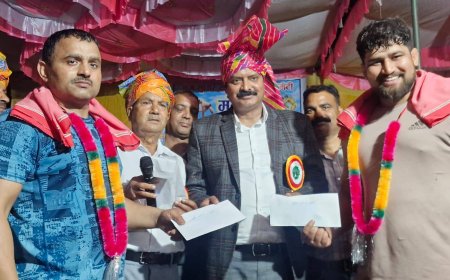 मंदल में पांच लाख से अखाड़ा बनाएंगे, 25 सोलर लाइटें भी लगेंगी : देवेंद्र जग्गी